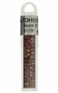 Toho Glass Perler 8/0 4g #177F Lilla/brun/orange thumbnail