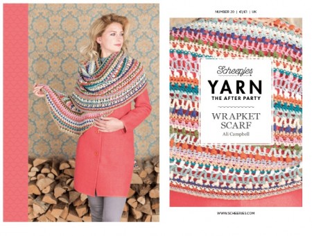 YARN oppskrift hefte - Wrapket Scarf