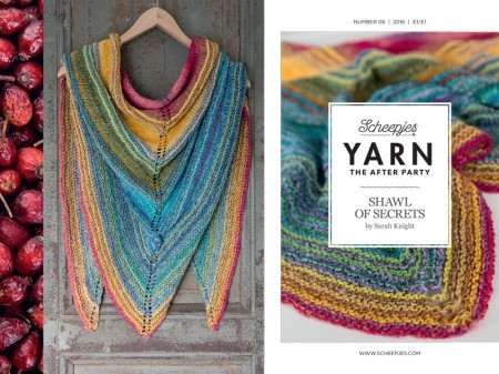 Yarn Oppskrift hefte - Shawl of Secrets